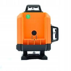 shumee Rosfix Orange Tiger 12-linijska laserska nibela ROT12L v kovčku s kompletom + palica/stativ 350 cm za lasersko nibelo Rosfix