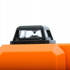 shumee Rosfix Orange Tiger 12-linijska laserska nibela ROT12L v kovčku s kompletom + palica/stativ 350 cm za lasersko nibelo Rosfix