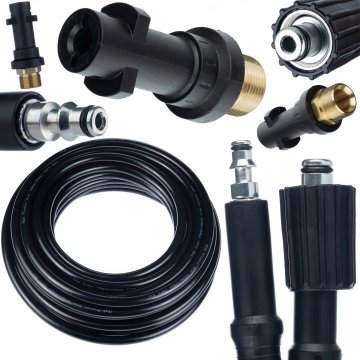 shumee Visokotlačna cev Rosfix 10m M22-QC Lavor za visokotlačni čistilnik + M22 na bajonetni adapter