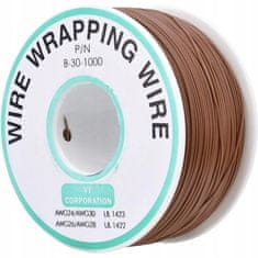 shumee Kynar žica tipa AWG 0,25 mm rjava 200 m