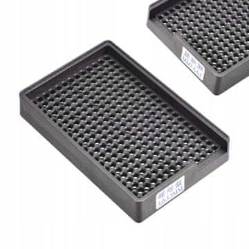 shumee ESD antistatični pladenj za 3-3,5 mm vijake organizator s 273 luknjami