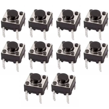 shumee 6x6 mm mikrostikala za daljinsko upravljanje garažnih vrat, komplet 10 kom