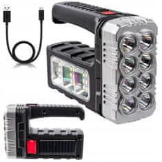 shumee Solarna LED svetilka Searchlight POWERBANK USB polnilna baterija