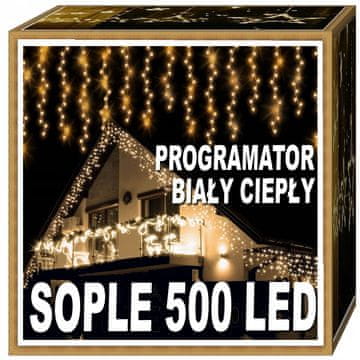 shumee ICICULS 500 LED ZUNANJI BOŽIČNI GIRLANDA PROGRAMER LUČK ZA BOŽIČNO DREVO