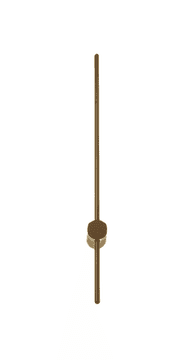 shumee Zeen W2 Gold - moderna LED stenska stropna svetilka 100cm