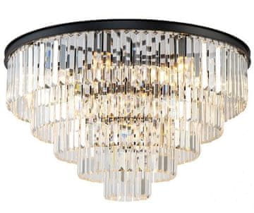 shumee Hereford Fall XL - okrogla kristalna stropna svetilka 80 cm