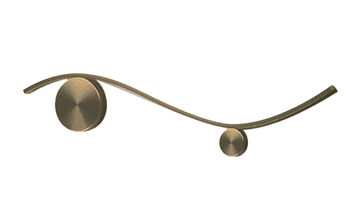 shumee Phala Brass - velika moderna LED stenska svetilka 80cm