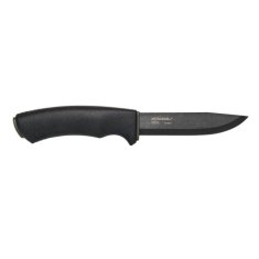 shumee Mora BushCraft BlackBlade Carbon Steel Knife Black