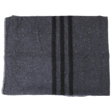 shumee Vojaška odeja impregnirana temno siva 150x200 cm MFH 32355