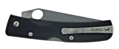 shumee Enoročni nož Manly Peak Black D2 59-61 HRC