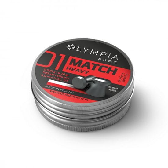 shumee OLYMPIA SHOT MATCH kroglice za težke tarče 4,5 mm 500 kos.