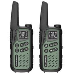 shumee Baofeng BF-T25E PMR walkie-talkie 2 kosa. Zeleni walkie talkie