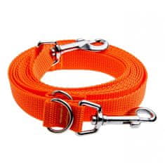 shumee 4wild nastavljiv pasji povodec 280 cm oranžen