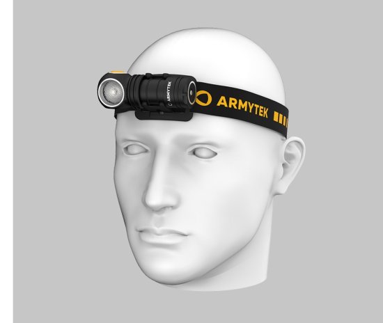 shumee Bela magnetna naglavna svetilka ArmyTek Wizard C1 Pro 1000 lm