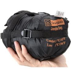 shumee Lahka spalna vreča Jungle bag črna Snugpak leva zadrga poletna LZ 900g z mrežo proti komarjem