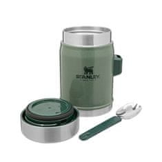 shumee Stanley Classic Green Lunch Thermos 0,4 L + jedilni pribor