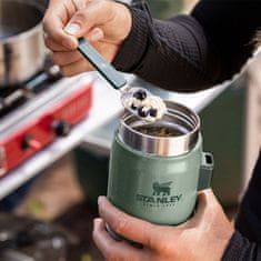 shumee Stanley Classic Green Lunch Thermos 0,4 L + jedilni pribor