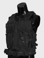 shumee Črn taktični jopič Hussar Dominator