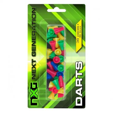 shumee Pikado za NXG Blowgun 36 kosov barvnih