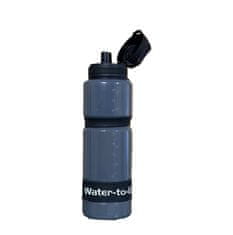 shumee Steklenička s filtrom za vodo Water-to-Go Active 750 ml steklenica s filtrom, črna