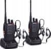 shumee Baofeng PMR walkie-talkie - 2 kom. skupaj s slušalkami, walkie-talkiejem
