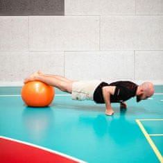 shumee YB02 NOVA GIMNASTIČNA ŽOGA 55CM ORANŽNA ANTI-BURST HMS