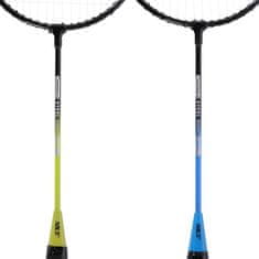 shumee NRZ014 STEEL / BADMINTON KOMPLET 4 LOPAJI + 3 PUŠČKI + MREŽE 195x22cm + POKROV NILS