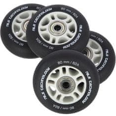 shumee PU 80x24 82A BLACK MATT (4 kosi) + ABEC-9 (8 kos) NILS EXTREME SET