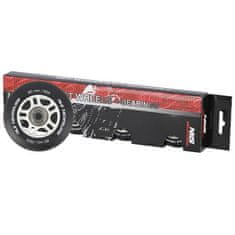 shumee PU 80x24 82A BLACK MATT (4 kosi) + ABEC-9 (8 kos) NILS EXTREME SET