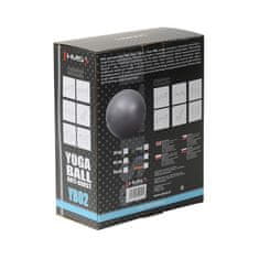 shumee YB02 NOVA GIMNASTIČNA ŽOGA 75CM SIVA ANTI-BURST HMS