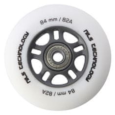 shumee PU 84x24 82A BELA MA (4 kosi) + ABEC-9 KROM (8 kosi) NILS EXTREME SET