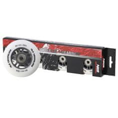 shumee PU 84x24 82A BELA MA (4 kosi) + ABEC-9 KROM (8 kosi) NILS EXTREME SET