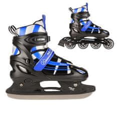 shumee NH18366A 2v1 NAVY BLUE VELIKOST M(35-38) REZILA ZA DRSANJE Z DIMENZIJAMI PL. HOKEJ NILS EXTREME