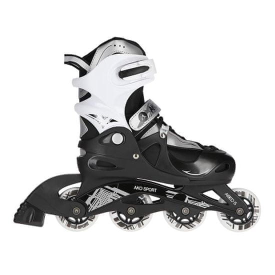shumee OTROŠKE DRSALKE AKO-RD03 BOY BLACK VEL. L (38-41)