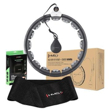 shumee HULA HOP KOMPLET HHW06 ČRN Z GRAVITY BALL IN HMS ŠTEVCEM + PAS BR163 ČRN VEČ VEL.