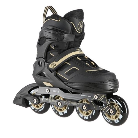 shumee NA14174 A ČRNI IN BEŽ ROLERI VEL. L (39-42) NILS EXTREME