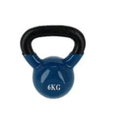 shumee KNL 6 KG MODRI KETTLEBELL LITOŽELEZNI PREVLEČENI Z VINILOM NN
