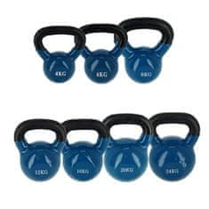 shumee KNL 6 KG MODRI KETTLEBELL LITOŽELEZNI PREVLEČENI Z VINILOM NN