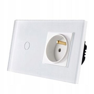 shumee ENOJNO STIKALO NA DOTIK 1K S STEKLENIM PODATKOM