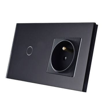 shumee ENOJNO STIKALO NA DOTIK 1K S STEKLENIM PODATKOM