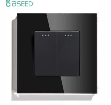 shumee STIKALO ZA LUČ 2K DVOJNI STEKLENI KLJUČ