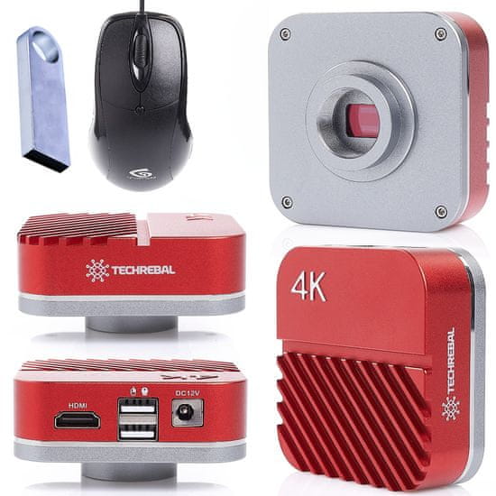 shumee Techrebal kamera za mikroskop "Red Angel" 4K ultra HD 2.0 nm (H5608)
