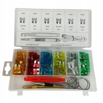 shumee Komplet aluminijastih varovalk 5A-30A 93 kosov v organizatorju