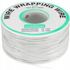shumee Kynar žica tipa AWG 0,25 mm bela 200 m
