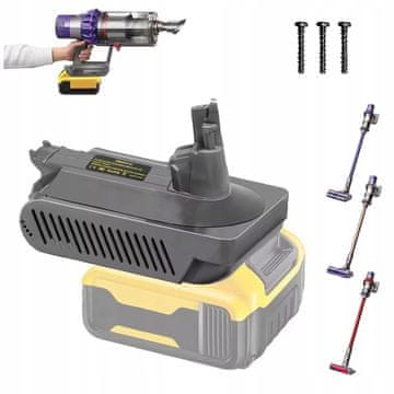 Rosfix Adapter / Konwerter akumulatora Dewalt 18/20V do Dyson V10