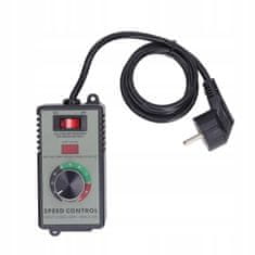 Rosfix Regulator Napetosti 4000W – Za Motorje, Grelnike, Svetila | 230V, 10A, Zaslon, Gumb, 120×65×55 mm