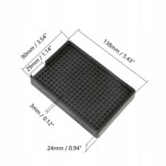 shumee ESD antistatični pladenj za 2-2,5 mm vijake organizator s 273 luknjami