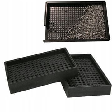 shumee ESD antistatični pladenj za 3,5-4 mm vijake s 150 luknjami