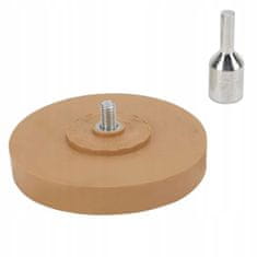 shumee Disk / Gumijasti disk za odstranjevanje lepila iz 90mm platišč + adapter za izvijač