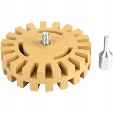 shumee Gumijast disk za odstranjevanje lepila s platišč "roža" 100mm + adapter za izvijač